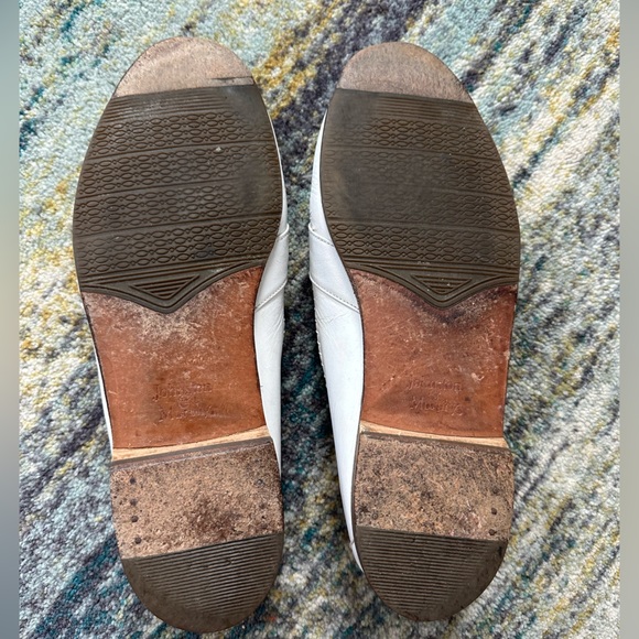 Johnston & Murphy Men’s Vintage #15-83 White Woven Loafers with Tassels Sz 10M - Picture 8 of 8